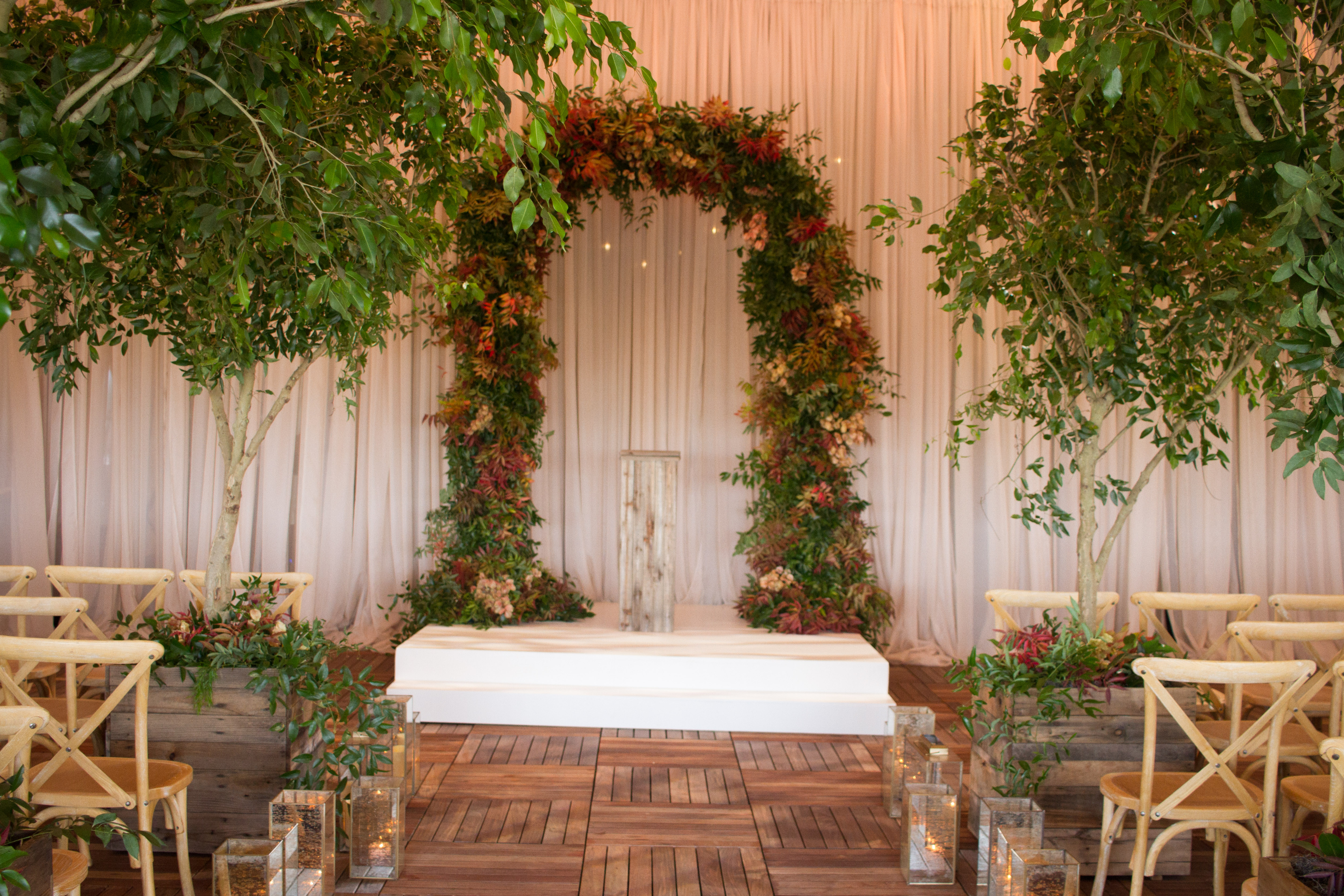 Stunning Wedding Arch Chuppah from Topher Mack Floral & Events in Atlanta