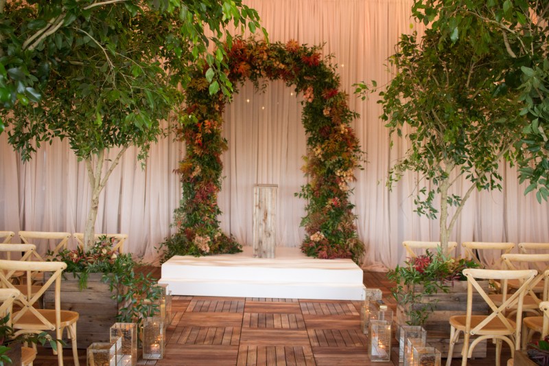 Stunning Wedding Arch Chuppah from Topher Mack Floral & Events in Atlanta