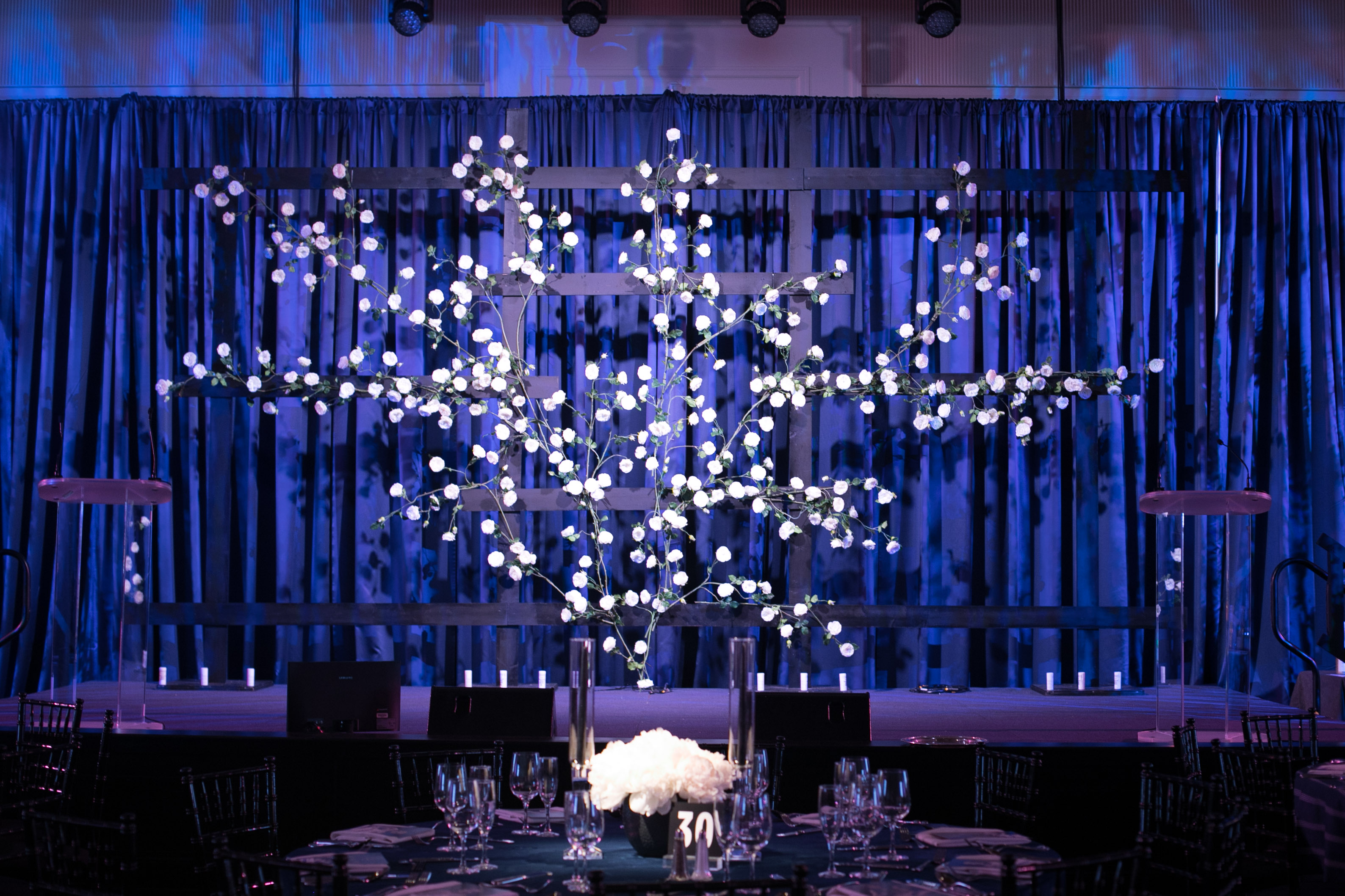 Non Profit Fundraising Event Decor- JDRF Atlanta Hope Gala from Topher Mack Floral & Events