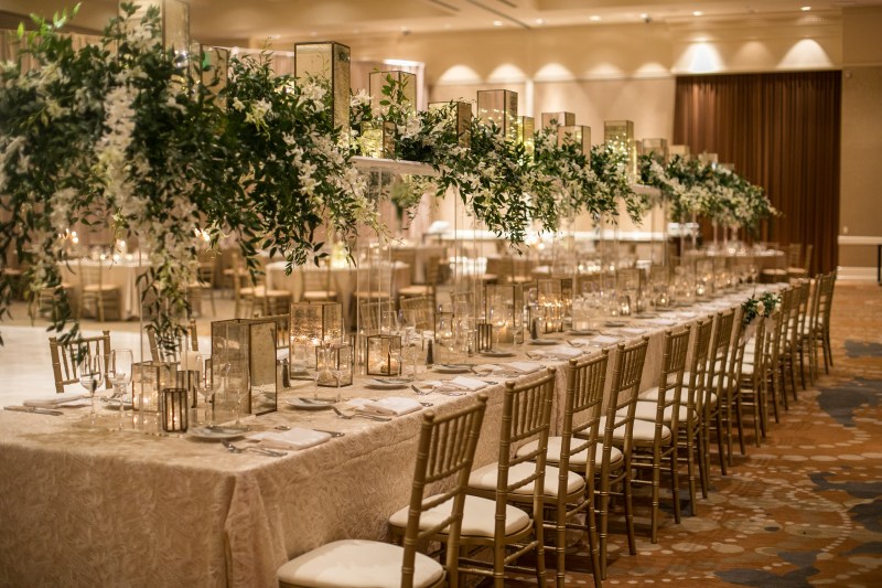 Wedding Head Estate Table from top Atlanta Wedding Floral & Event Designer, Topher Mack Floral & Events from Chris Macksey