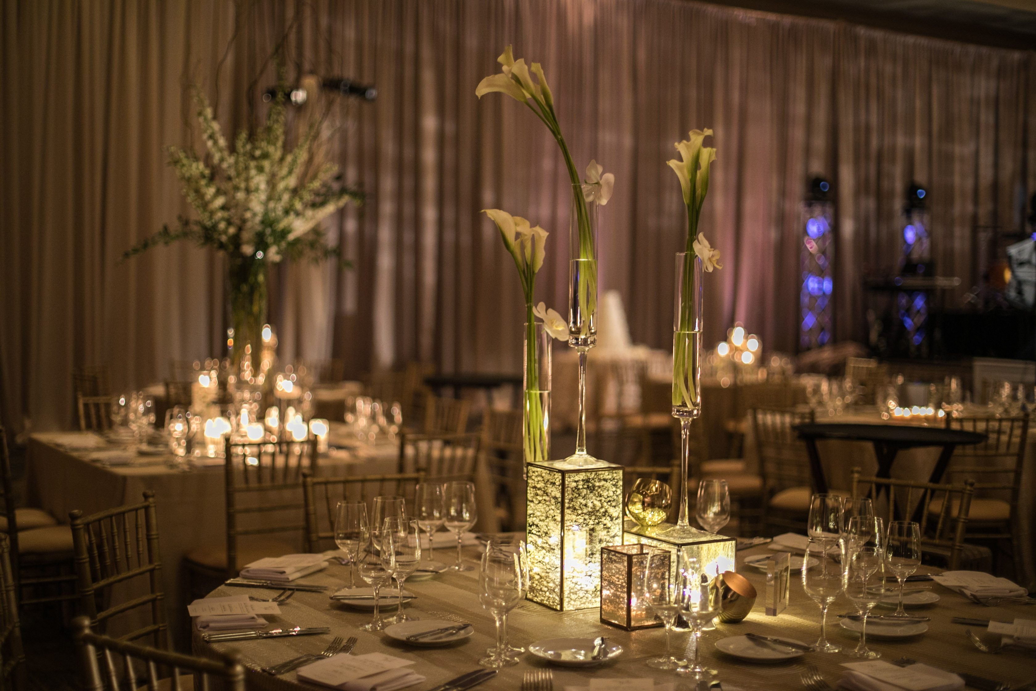 Modern Wedding Centerpieces from Top Atlanta Wedding Designer, Chris Macksey of Topher Mack Floral & Events