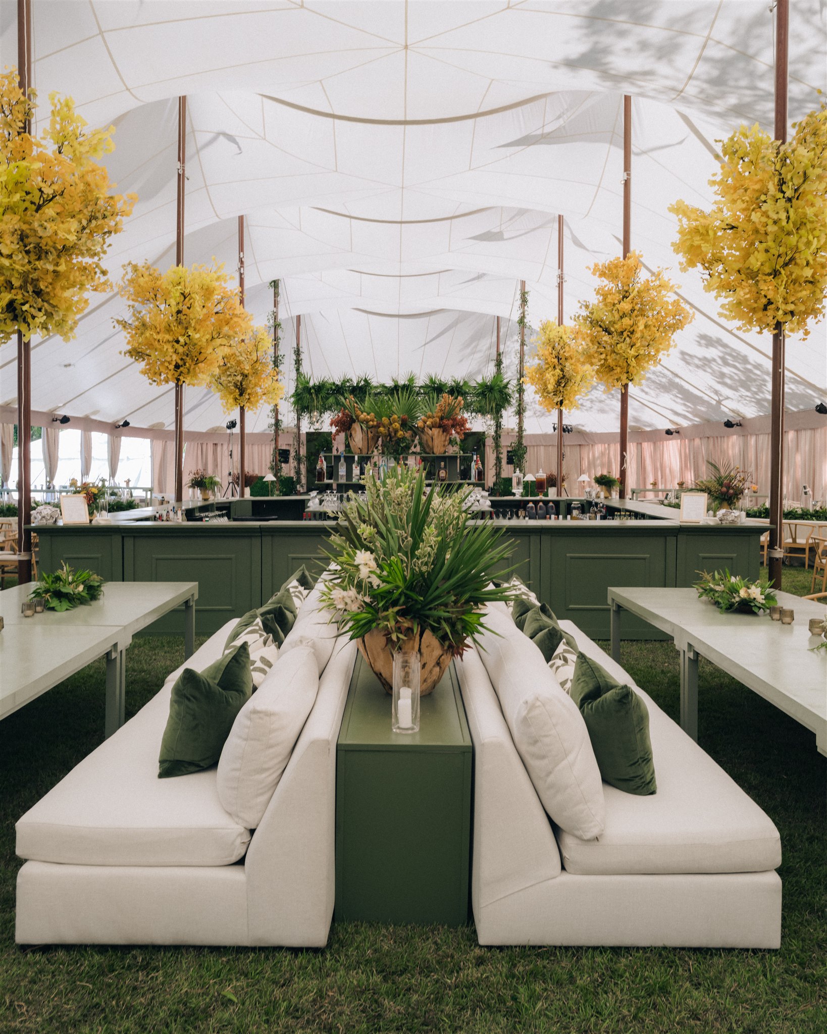 Luxury wedding reception with floral design by Topher Mack Floral & Events in Atlanta